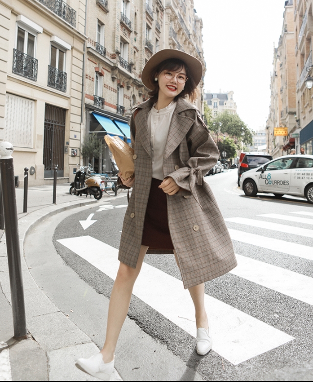 Cách kết hợp áo khoác dạ chất như fashionista Cach ket hop ao khoac da chat nhu fashionista