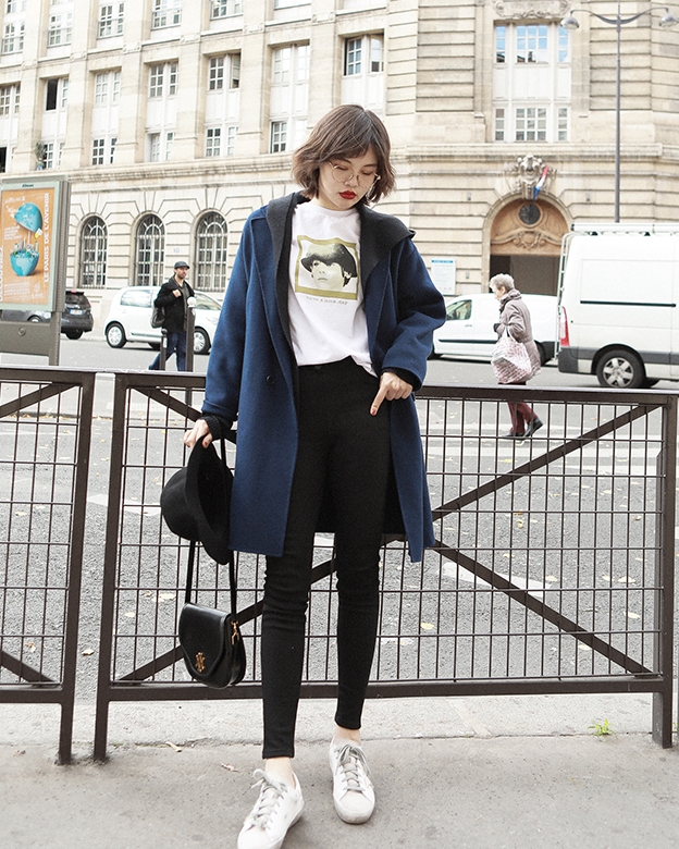 Cách kết hợp áo khoác dạ chất như fashionista Cach ket hop ao khoac da chat nhu fashionista