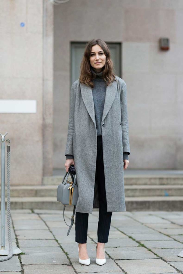 Cách kết hợp áo khoác dạ chất như fashionista Cach ket hop ao khoac da chat nhu fashionista