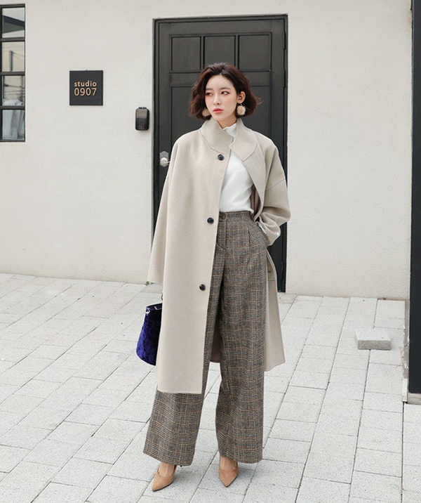 Cách kết hợp áo khoác dạ chất như fashionista Cach ket hop ao khoac da chat nhu fashionista
