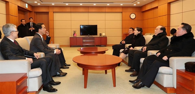 Em gái nhà lãnh đạo Triều Tiên Kim Jong Un đến Hàn Quốc Em gai nha lanh dao Trieu Tien Kim Jong Un den Han Quoc