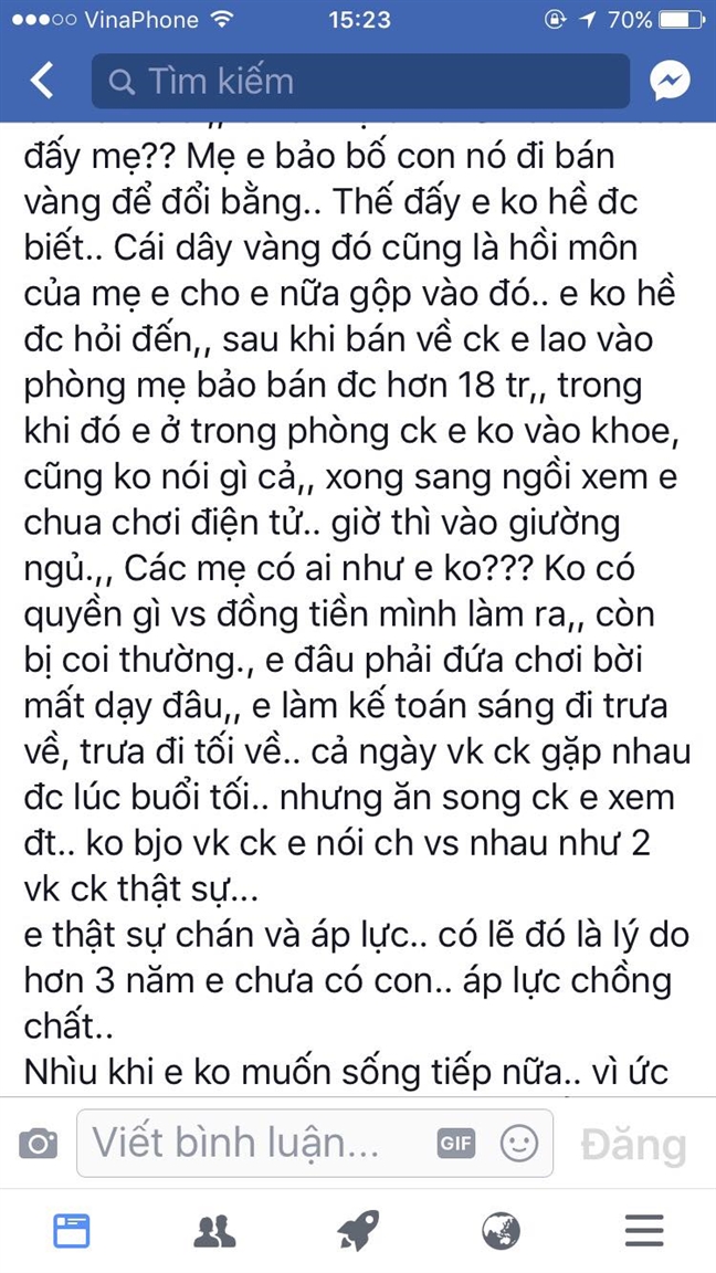 Chồng gia trưởng, lột sạch lương vợ, bài học cho chị em nhu nhược Chong gia truong, lot sach luong vo, bai hoc cho chi em nhu nhuoc