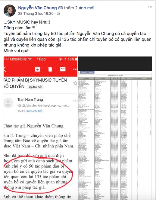 Nhiều nhạc sĩ bị ‘nhận vơ’ tác quyền Nhieu nhac si bi ‘nhan vo’ tac quyen