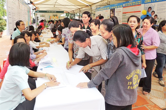 Ngày hội việc làm phụ nữ: 7 ngày ghi dấu 10 năm Ngay hoi viec lam phu nu: 7 ngay ghi dau 10 nam
