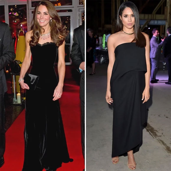 Gu thời trang đồng điệu kỳ lạ của Kate Middleton và Meghan Markle Gu thoi trang dong dieu ky la cua Kate Middleton va Meghan Markle
