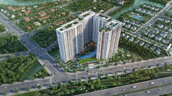 Jamila Khang Điền cất nóc vượt tiến độ 1 tháng Jamila Khang Dien cat noc vuot tien do 1 thang