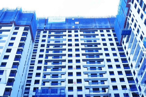 Jamila Khang Điền cất nóc vượt tiến độ 1 tháng Jamila Khang Dien cat noc vuot tien do 1 thang