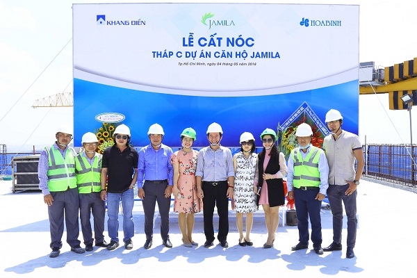 Jamila Khang Điền cất nóc vượt tiến độ 1 tháng Jamila Khang Dien cat noc vuot tien do 1 thang