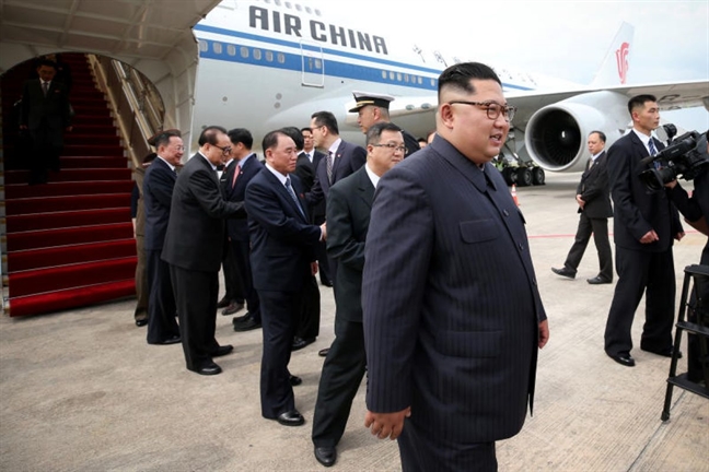 Lãnh đạo Triều Tiên Kim Jong Un: 'Cả thế giới đang dõi theo hội nghị lịch sử' Lanh dao Trieu Tien Kim Jong Un: 'Ca the gioi dang doi theo hoi nghi lich su'