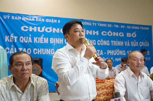 Công bố kiểm định vụ cháy chung cư Carina sau ba tháng Cong bo kiem dinh vu chay chung cu Carina sau ba thang