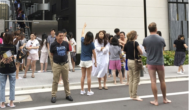 Nhật xử lý tin đồn ác ý trong trận động đất ở Osaka Nhat xu ly tin don ac y trong tran dong dat o Osaka