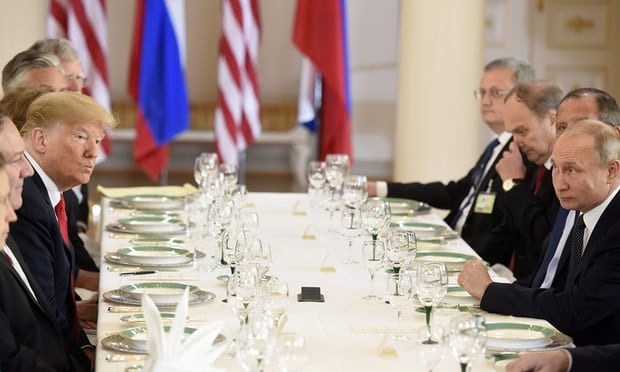 Tổng thống Trump và Putin dè dặt lạ thường trong thượng đỉnh lịch sử Nga - Mỹ Tong thong Trump va Putin de dat la thuong trong thuong dinh lich su Nga - My