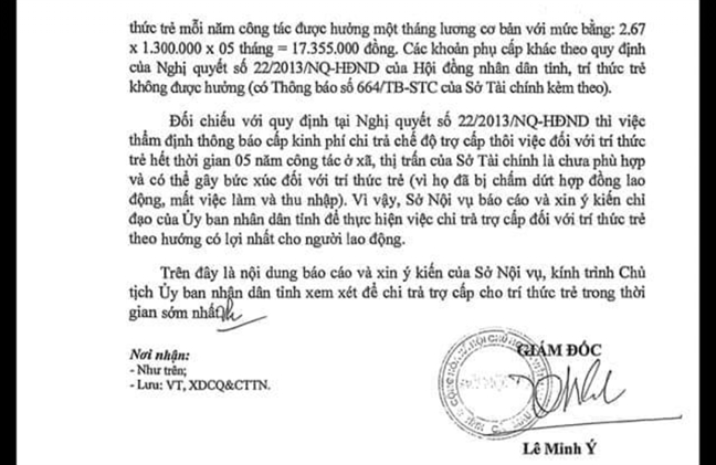 Vụ 44 trí thức trẻ ở Cà Mau chưa nhận được trợ cấp: Mỗi đơn vị có cách chi trả chế độ khác nhau? Vu 44 tri thuc tre o Ca Mau chua nhan duoc tro cap: Moi don vi co cach chi tra che do khac nhau?