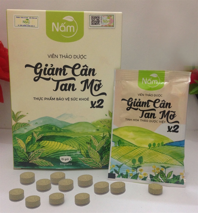 Nấm giảm cân tan mỡ x2 chưa được cấp phép đã bán tràn lan trên thị trường Nam giam can tan mo x2 chua duoc cap phep da ban tran lan tren thi truong
