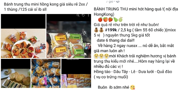 Bánh trung thu mini Trung Quốc cân ký, giá rẻ như cho 'tung hoành' chợ mạng Banh trung thu mini Trung Quoc can ky, gia re nhu cho 'tung hoanh' cho mang