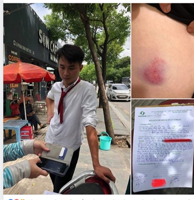 Tài xế Vinasun dùng chai nước tấn công khách hàng Tai xe Vinasun dung chai nuoc tan cong khach hang