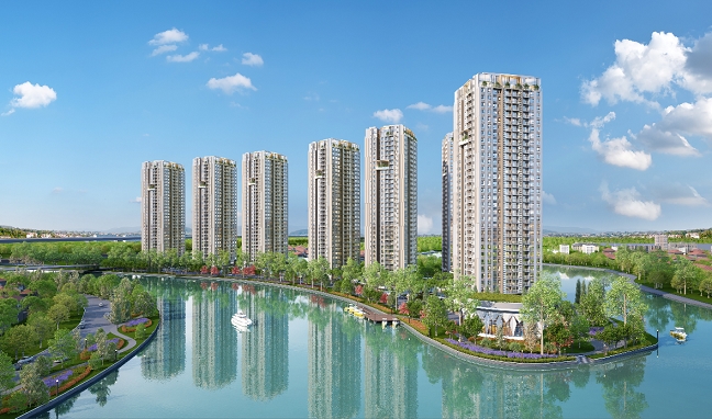 Cảnh quan kỳ ảo của Diamond Riverside Canh quan ky ao cua Diamond Riverside