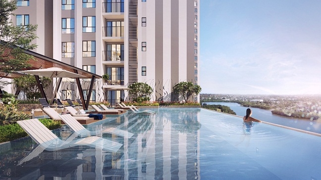 Cảnh quan kỳ ảo của Diamond Riverside Canh quan ky ao cua Diamond Riverside