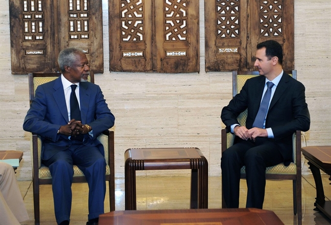 Kofi Annan và biểu tượng bất diệt của tiếng nói đối thoại, hòa bình Kofi Annan va bieu tuong bat diet cua tieng noi doi thoai, hoa binh