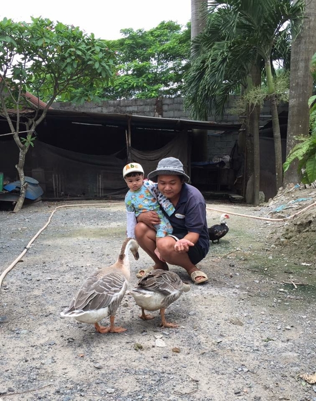 Quang Thảo, Thanh Tuấn mê trồng cây, tắm heo Quang Thao, Thanh Tuan me trong cay, tam heo