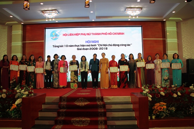 Hội LHPN TP.HCM: Tổng kết 10 năm thực hiện mô hình Chi hội chủ động công tác Hoi LHPN TP.HCM: Tong ket 10 nam thuc hien mo hinh Chi hoi chu dong cong tac