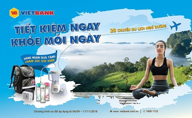Vietbank khuyến mãi lên đến gần 8 tỷ đồng Vietbank khuyen mai len den gan 8 ty dong