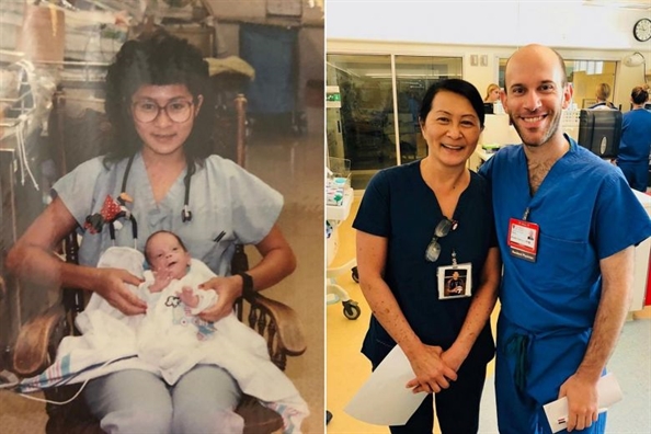Nữ y tá bất ngờ phát hiện đồng nghiệp là bé sơ sinh mình chăm sóc 28 năm trước Nu y ta bat ngo phat hien dong nghiep la be so sinh minh cham soc 28 nam truoc