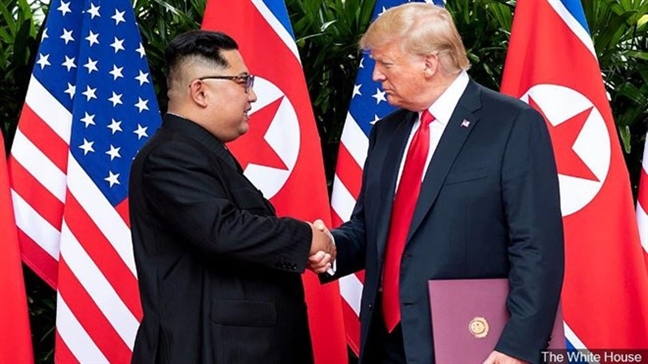 Mỹ đang thảo luận về cuộc gặp thượng đỉnh thứ hai với Triều Tiên My dang thao luan ve cuoc gap thuong dinh thu hai voi Trieu Tien