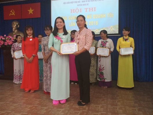 Huyện Nhà Bè: Hội thi 'Gương sáng phụ nữ quanh tôi' Huyen Nha Be: Hoi thi 'Guong sang phu nu quanh toi'