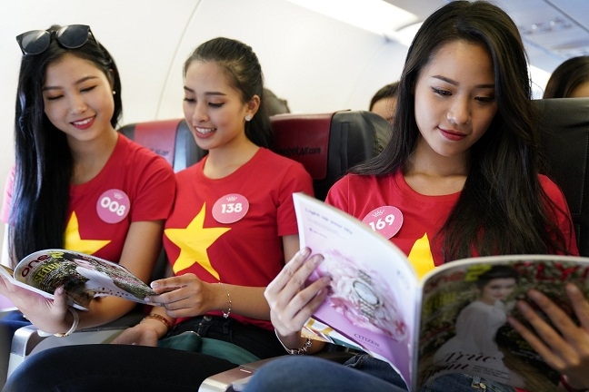 Vietjet và tân hoa hậu Việt Nam 2018 Trần Tiểu Vy trên hành trình đến ngôi hoa hậu Vietjet va tan hoa hau Viet Nam 2018 Tran Tieu Vy tren hanh trinh den ngoi hoa hau