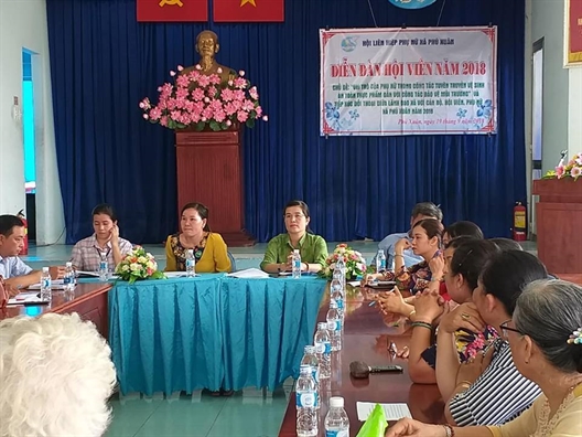 Huyện Nhà Bè: Hội viên lên tiếng về vệ sinh an toàn thực phẩm và ô nhiễm môi trường Huyen Nha Be: Hoi vien len tieng ve ve sinh an toan thuc pham va o nhiem moi truong
