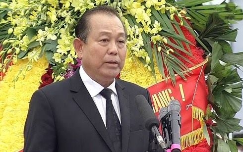 Lễ an táng Chủ tịch nước Trần Đại Quang Le an tang Chu tich nuoc Tran Dai Quang
