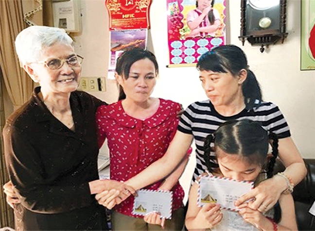 Dì Mười Đào - điểm tựa tinh thần của cán bộ Hội chúng tôi Di Muoi Dao - diem tua tinh than cua can bo Hoi chung toi