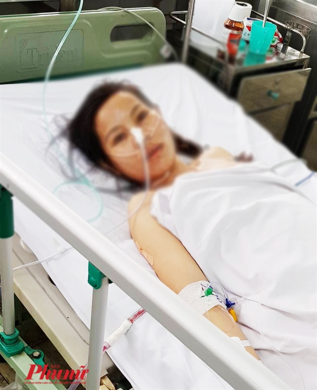Cứu sống một phụ nữ vỡ gan, mất 4 lít máu, do ngã xe Cuu song mot phu nu vo gan, mat 4 lit mau, do nga xe