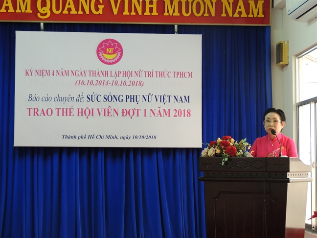 Hội Nữ trí thức TP.HCM: Phát triển hơn 200 hội viên Hoi Nu tri thuc TP.HCM: Phat trien hon 200 hoi vien