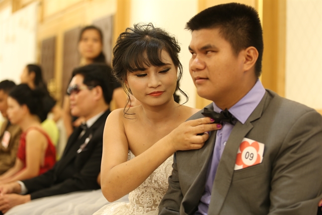 'Giấc mơ' có thật của 40 cặp đôi khuyết tật 'Giac mo' co that cua 40 cap doi khuyet tat