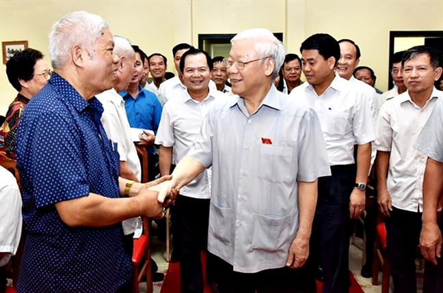Tổng bí thư Nguyễn Phú Trọng được bầu giữ chức Chủ tịch nước: 'Cố gắng làm hết sức mình đáp ứng yêu cầu của nhân dân' Tong bi thu Nguyen Phu Trong duoc bau giu chuc Chu tich nuoc: 'Co gang lam het suc minh dap ung yeu cau cua nhan dan'