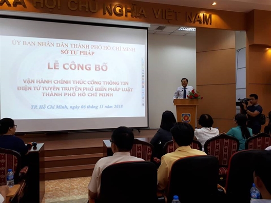 Vận hành chính thức cổng thông tin http://tuyentruyenphapluat.tphcm.gov.vn Van hanh chinh thuc cong thong tin http://tuyentruyenphapluat.tphcm.gov.vn