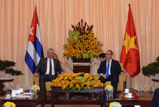 Chủ tịch Cuba ấn tượng với sự phát triển của TP.HCM Chu tich Cuba an tuong voi su phat trien cua TP.HCM