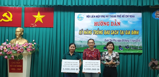 Xúc tiến mở rộng mô hình 'Rau sạch từ nhà đến chợ' Xuc tien mo rong mo hinh 'Rau sach tu nha den cho'