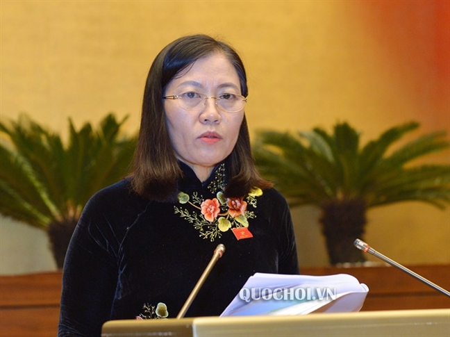Chủ nhiệm Ủy ban Tư pháp Quốc hội Lê Thị Nga: Bảo kê chợ đầu mối công khai nhưng không phát hiện, xử lý kịp thời Chu nhiem Uy ban Tu phap Quoc hoi Le Thi Nga: Bao ke cho dau moi cong khai nhung khong phat hien, xu ly kip thoi