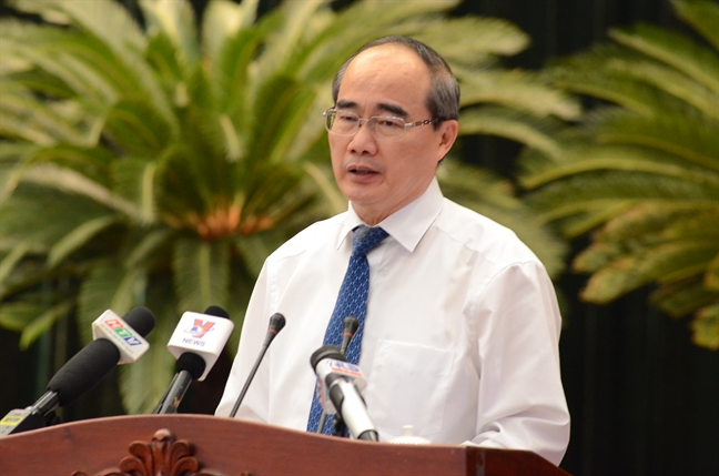 Bí thư Thành ủy Nguyễn Thiện Nhân bức xúc vì chậm giải ngân chống ngập nước Bi thu Thanh uy Nguyen Thien Nhan buc xuc vi cham giai ngan chong ngap nuoc