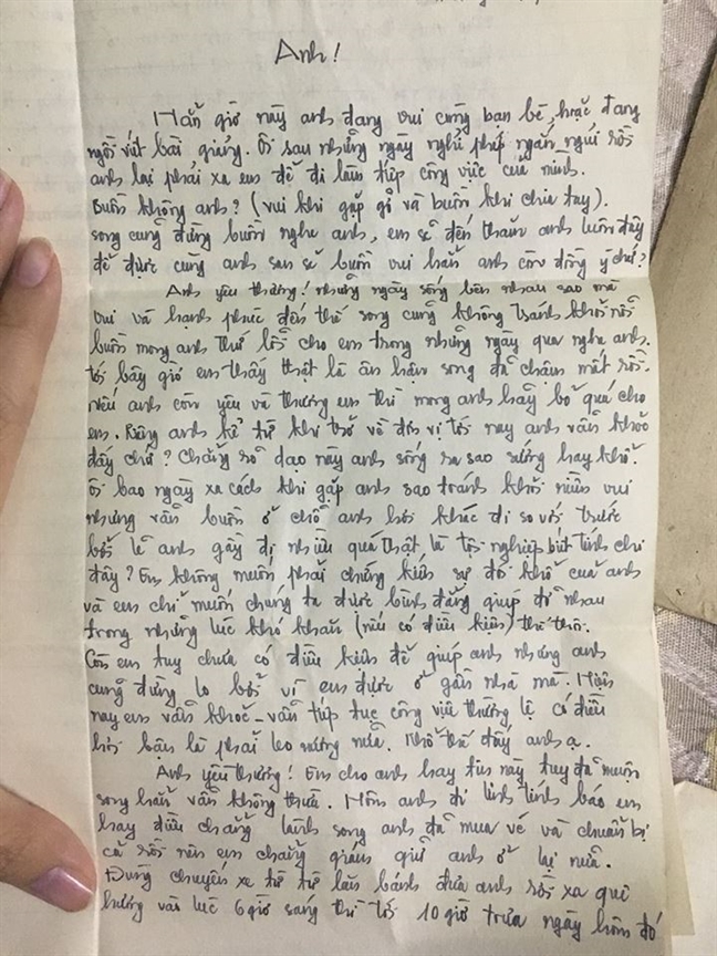 Những dòng thư tay thấm đẫm tình yêu, gây xúc động mạnh cho nhiều người Nhung dong thu tay tham dam tinh yeu, gay xuc dong manh cho nhieu nguoi