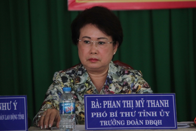 Sau kỷ luật, bà Phan Thị Mỹ Thanh về làm tại Mặt trận tổ quốc tỉnh Sau ky luat, ba Phan Thi My Thanh ve lam tai Mat tran to quoc tinh