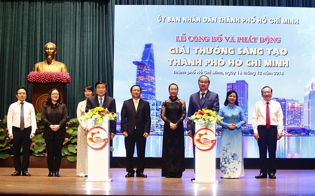 Công bố và phát động giải thưởng sáng tạo TP.HCM Cong bo va phat dong giai thuong sang tao TP.HCM