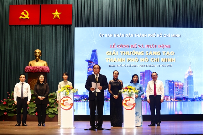 Công bố và phát động giải thưởng sáng tạo TP.HCM Cong bo va phat dong giai thuong sang tao TP.HCM