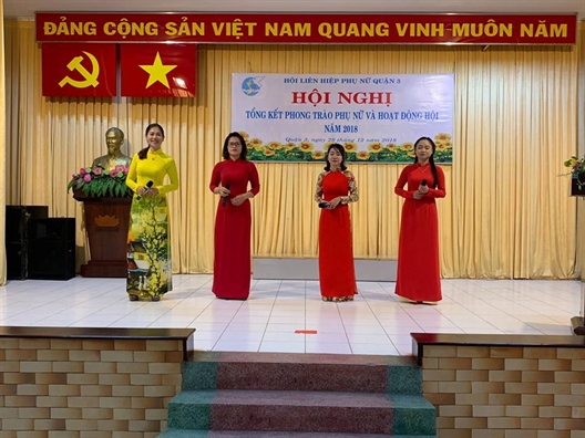 Quận 3: Hội Phụ nữ phường 1, 9 và chợ Vườn Chuối dẫn đầu các cụm thi đua Quan 3: Hoi Phu nu phuong 1, 9 va cho Vuon Chuoi dan dau cac cum thi dua