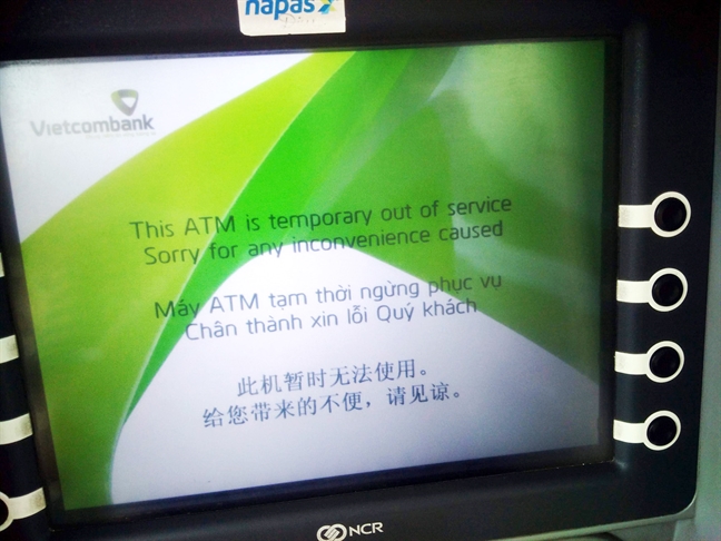 Chưa đến tết, máy ATM đã 'làm biếng nhả tiền' Chua den tet, may ATM da 'lam bieng nha tien'