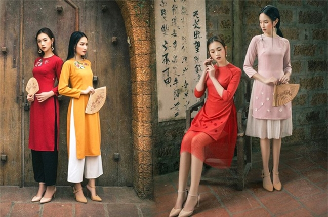 Những kiểu áo dài cách tân được yêu thích dịp tết Kỷ Hợi Nhung kieu ao dai cach tan duoc yeu thich dip tet Ky Hoi