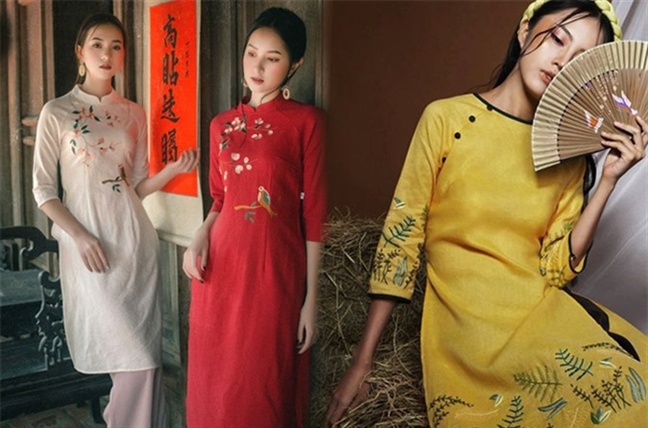 Những kiểu áo dài cách tân được yêu thích dịp tết Kỷ Hợi Nhung kieu ao dai cach tan duoc yeu thich dip tet Ky Hoi
